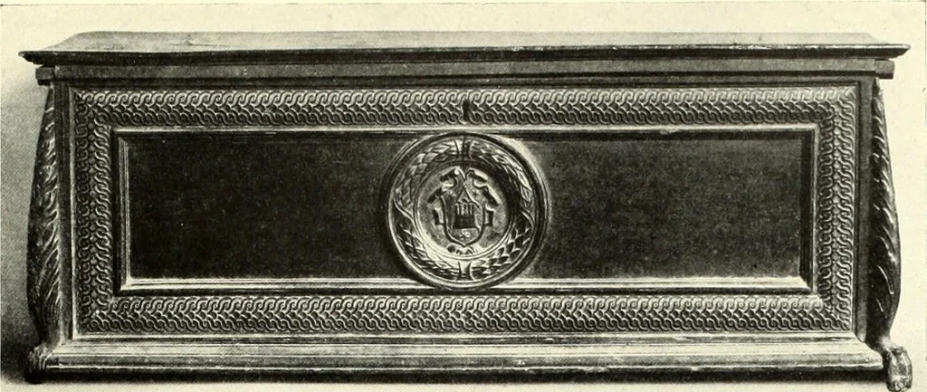 An illustration from Furniture and interior decoration of the Italian renaissance, 1921, leaf 89