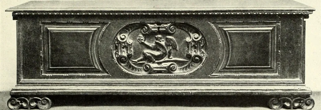 An illustration from Furniture and interior decoration of the Italian renaissance, 1921, leaf 89