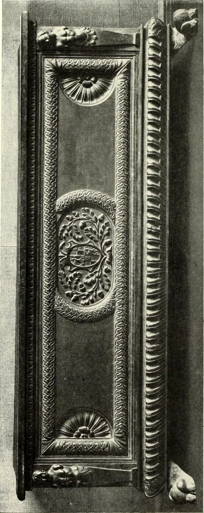An illustration from Furniture and interior decoration of the Italian renaissance, 1921, leaf 91