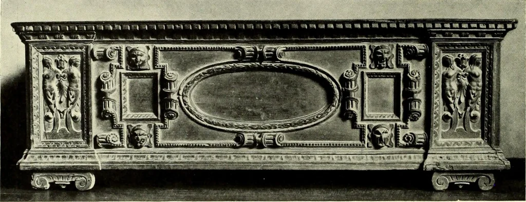 An illustration from Furniture and interior decoration of the Italian renaissance, 1921, leaf 92