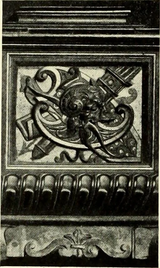 An illustration from Furniture and interior decoration of the Italian renaissance, 1921, leaf 96