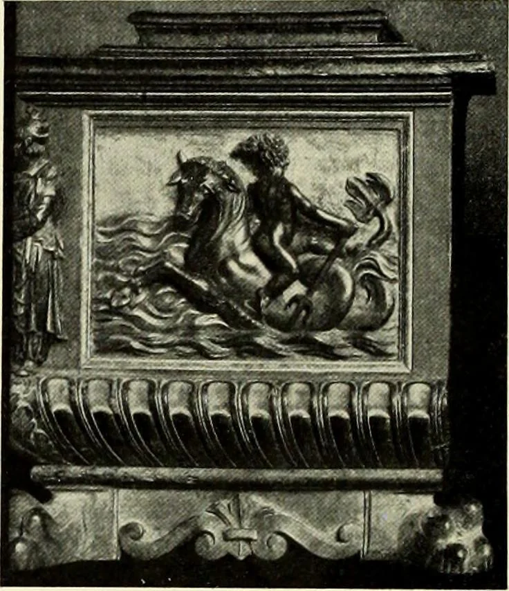 An illustration from Furniture and interior decoration of the Italian renaissance, 1921, leaf 96