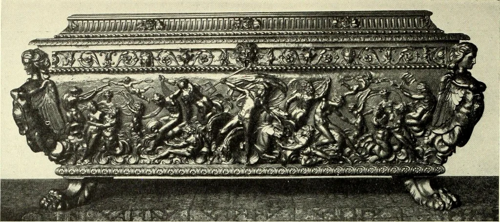 An illustration from Furniture and interior decoration of the Italian renaissance, 1921, leaf 98