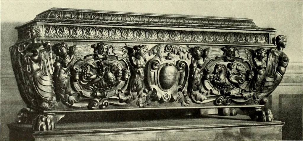 An illustration from Furniture and interior decoration of the Italian renaissance, 1921, leaf 98