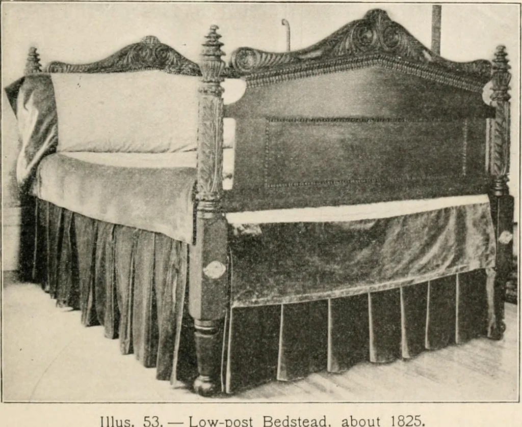 An illustration from Furniture of the olden time, 1902, leaf 101