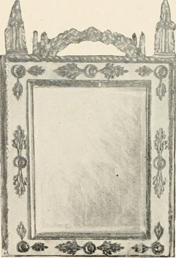 An illustration from Furniture of the olden time, 1902, leaf 132