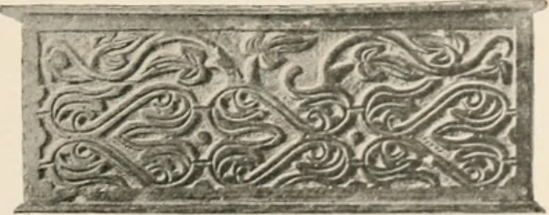 An illustration from Furniture of the olden time, 1902, leaf 133