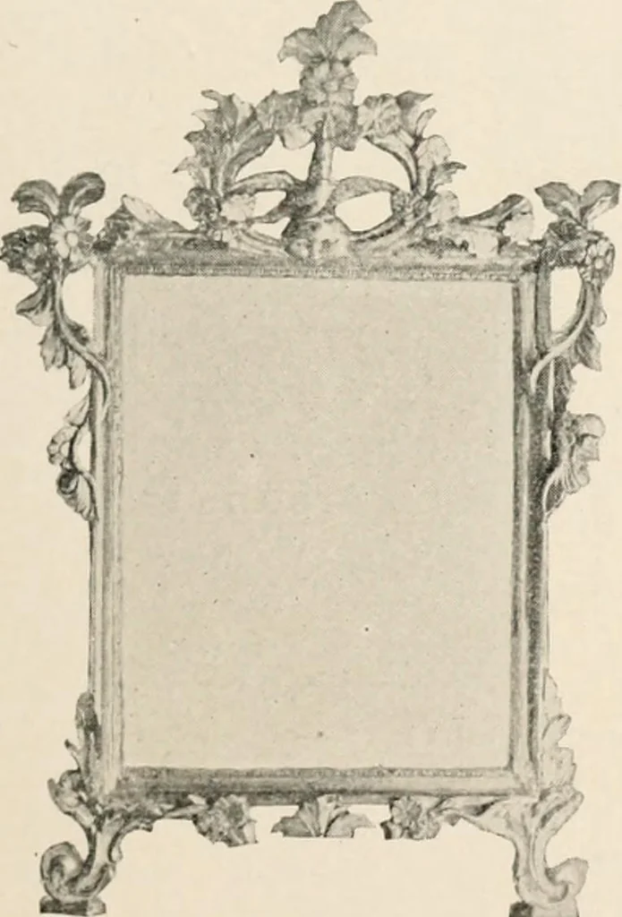 An illustration from Furniture of the olden time, 1902, leaf 165