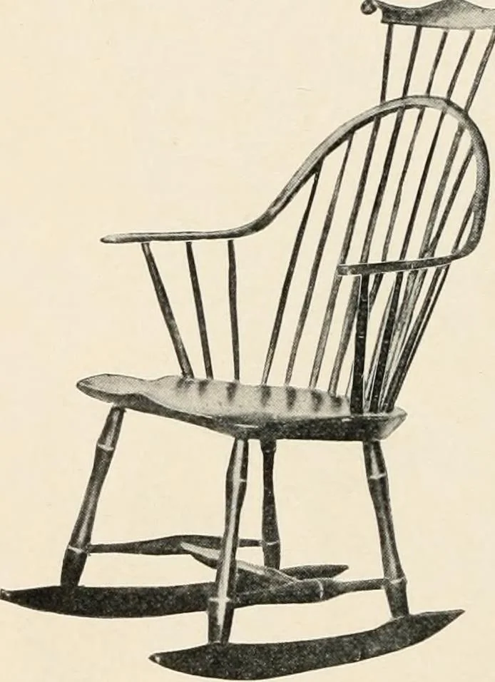 An illustration from Furniture of the olden time, 1902, leaf 184