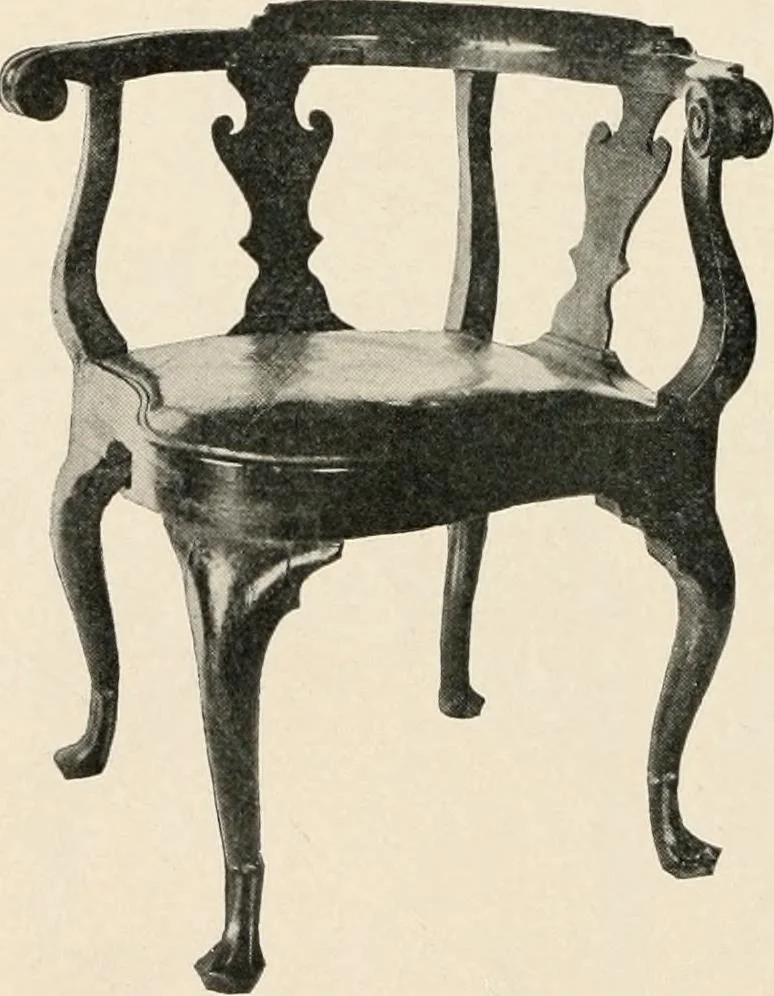 An illustration from Furniture of the olden time, 1902, leaf 192