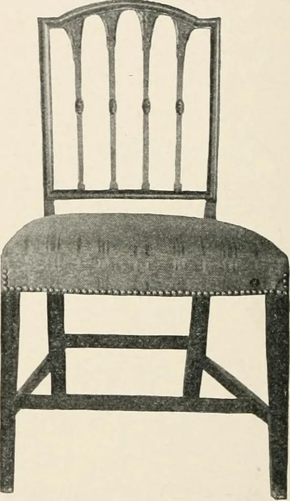 An illustration from Furniture of the olden time, 1902, leaf 212