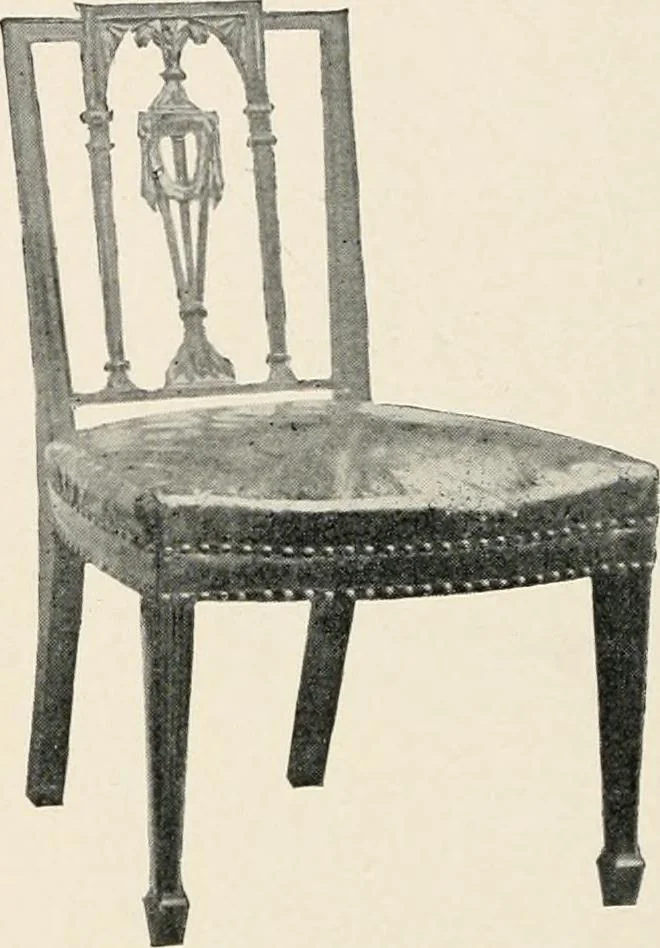 An illustration from Furniture of the olden time, 1902, leaf 214