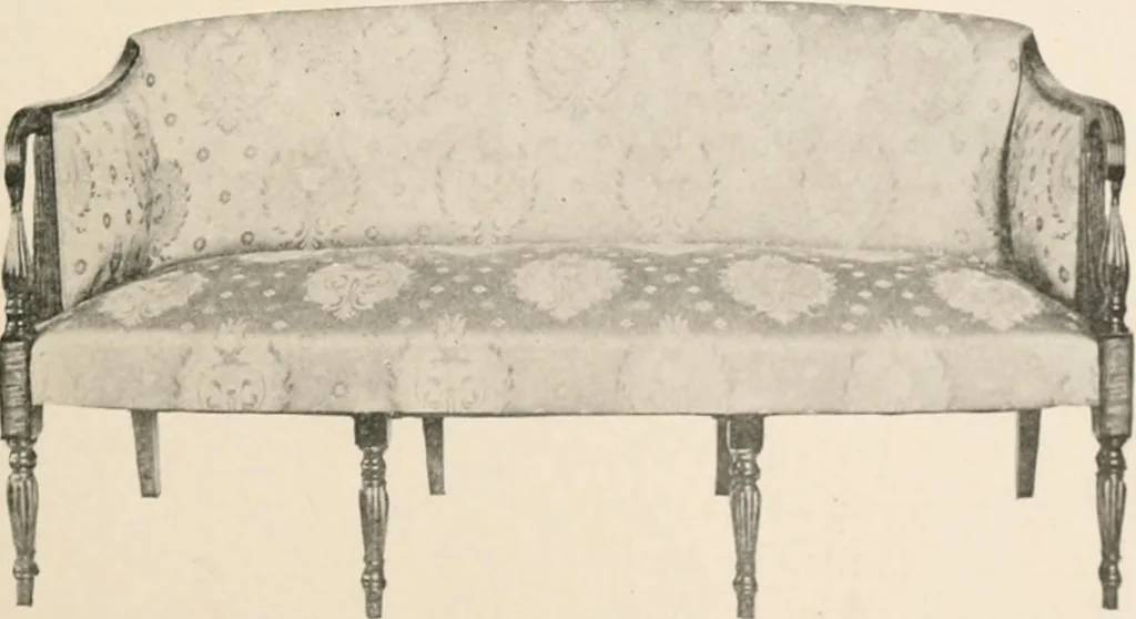An illustration from Furniture of the olden time, 1902, leaf 231
