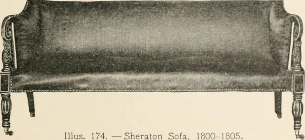 An illustration from Furniture of the olden time, 1902, leaf 233