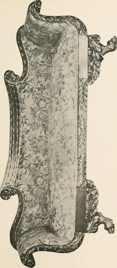 An illustration from Furniture of the olden time, 1902, leaf 235