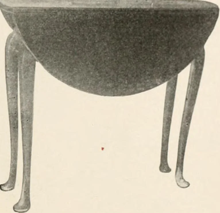 An illustration from Furniture of the olden time, 1902, leaf 251