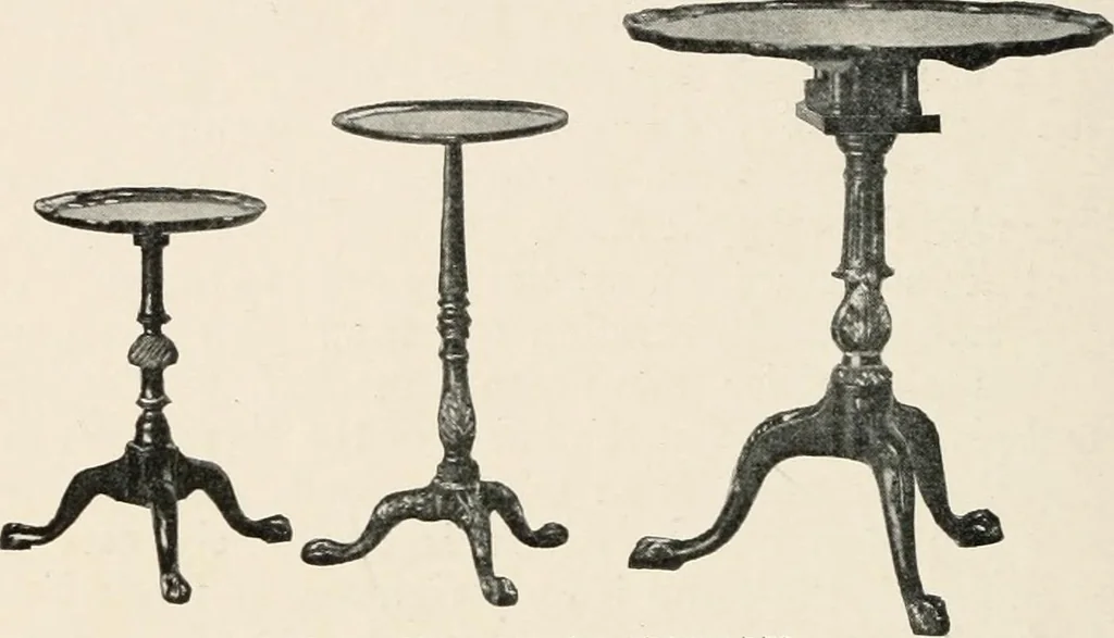 An illustration from Furniture of the olden time, 1902, leaf 258