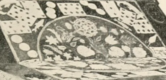 An illustration from Furniture of the olden time, 1902, leaf 259