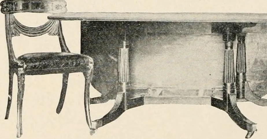 An illustration from Furniture of the olden time, 1902, leaf 266