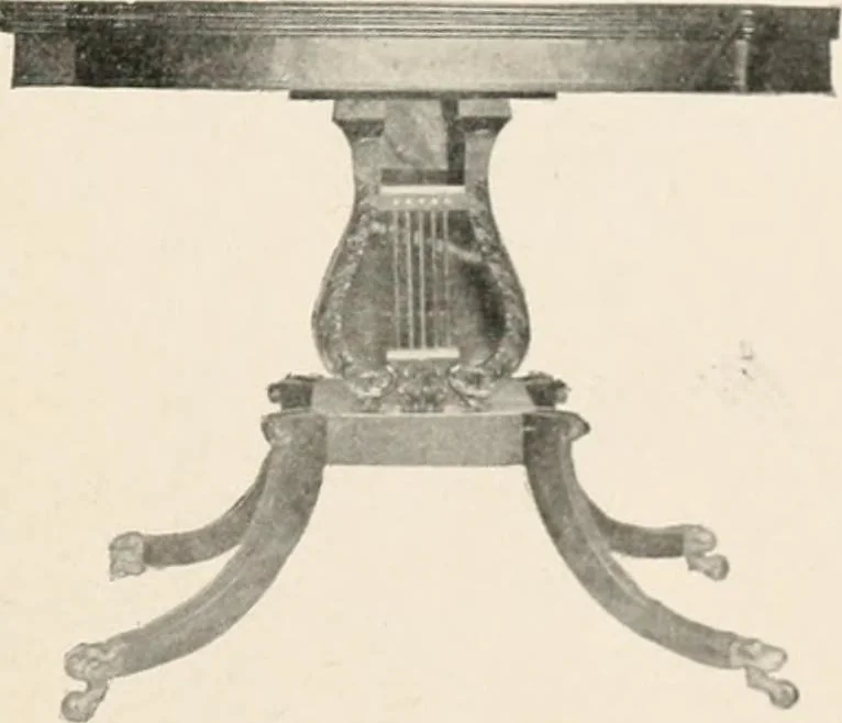 An illustration from Furniture of the olden time, 1902, leaf 271