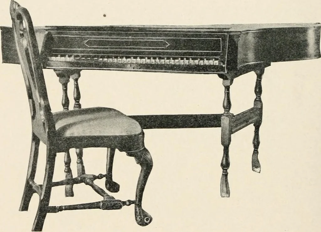An illustration from Furniture of the olden time, 1902, leaf 278