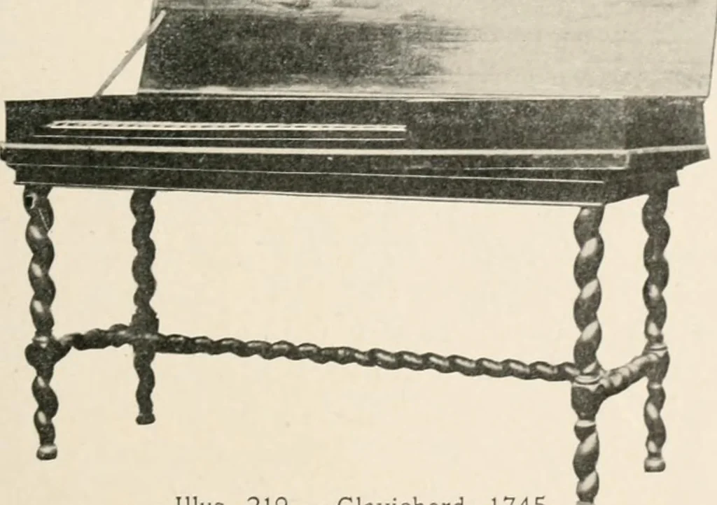 An illustration from Furniture of the olden time, 1902, leaf 283
