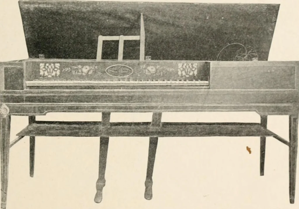 An illustration from Furniture of the olden time, 1902, leaf 287