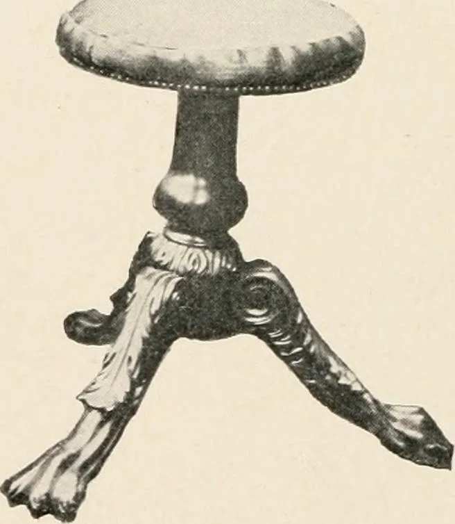 An illustration from Furniture of the olden time, 1902, leaf 294