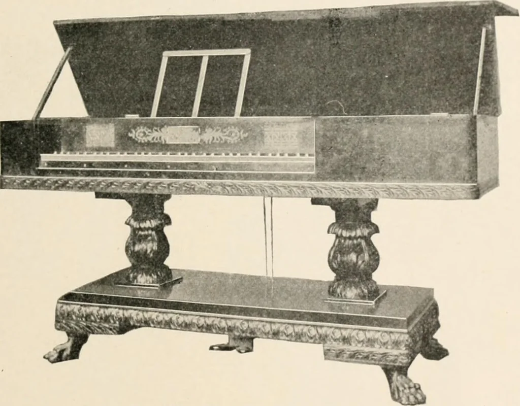 An illustration from Furniture of the olden time, 1902, leaf 297