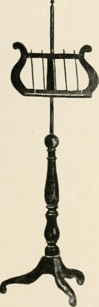 An illustration from Furniture of the olden time, 1902, leaf 299