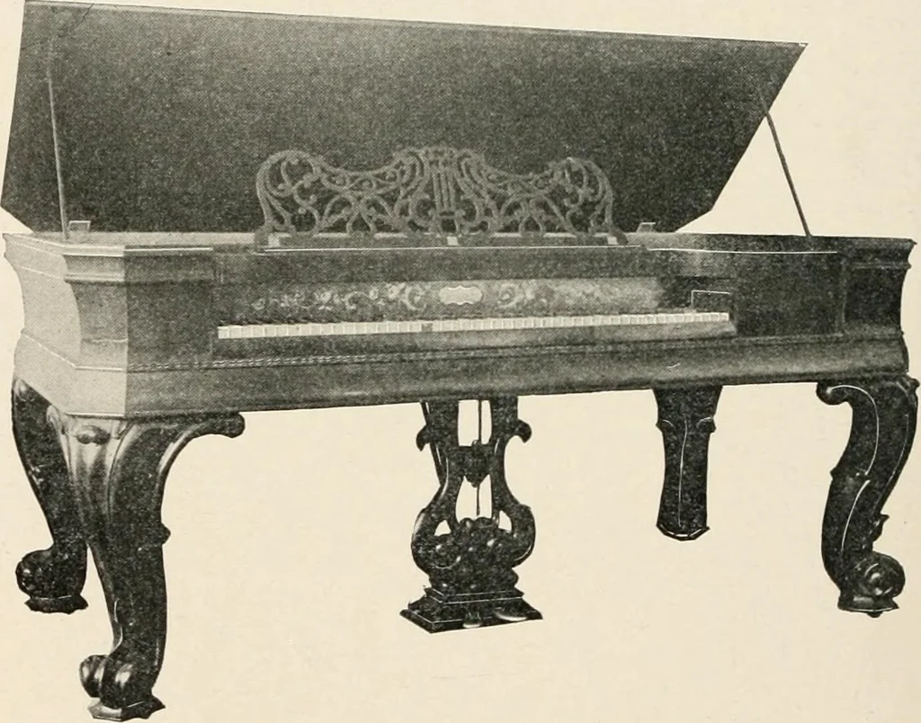 An illustration from Furniture of the olden time, 1902, leaf 308