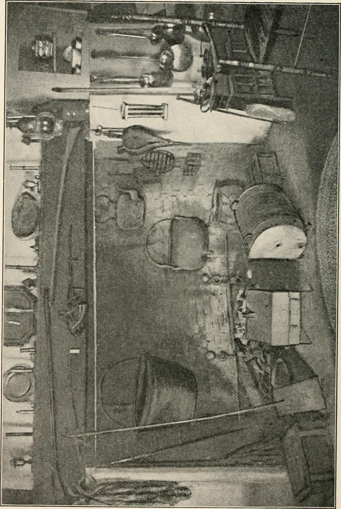 An illustration from Furniture of the olden time, 1902, leaf 312