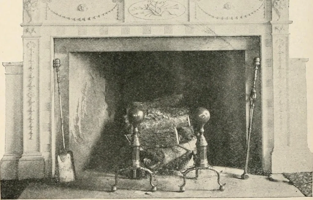 An illustration from Furniture of the olden time, 1902, leaf 316