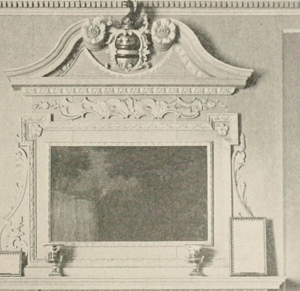 An illustration from Furniture of the olden time, 1902, leaf 319