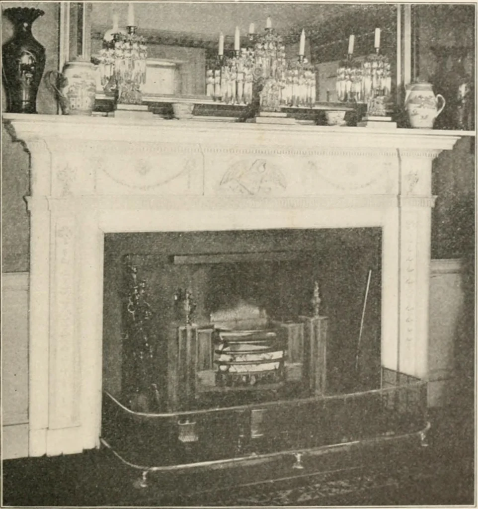 An illustration from Furniture of the olden time, 1902, leaf 321