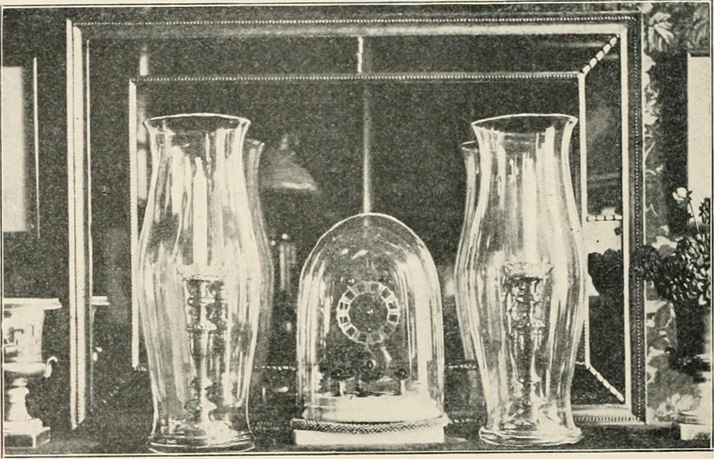 An illustration from Furniture of the olden time, 1902, leaf 330