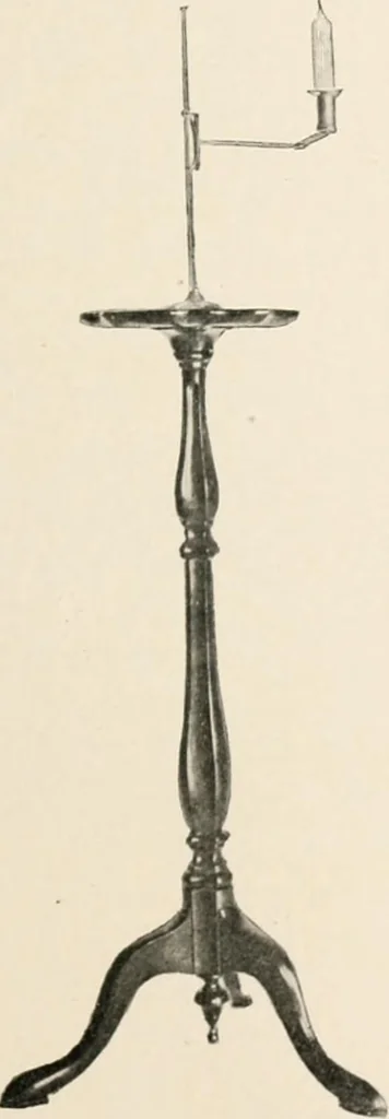 An illustration from Furniture of the olden time, 1902, leaf 335