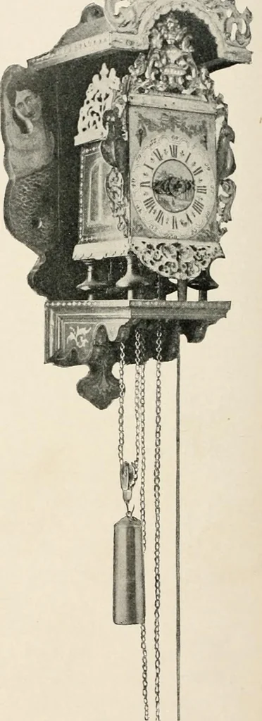 An illustration from Furniture of the olden time, 1902, leaf 342