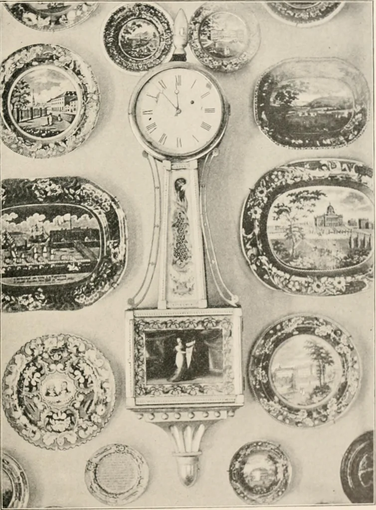 An illustration from Furniture of the olden time, 1902, leaf 355