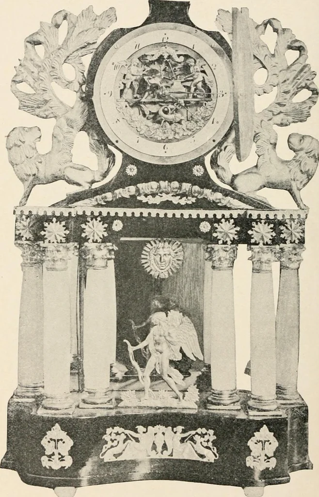 An illustration from Furniture of the olden time, 1902, leaf 360