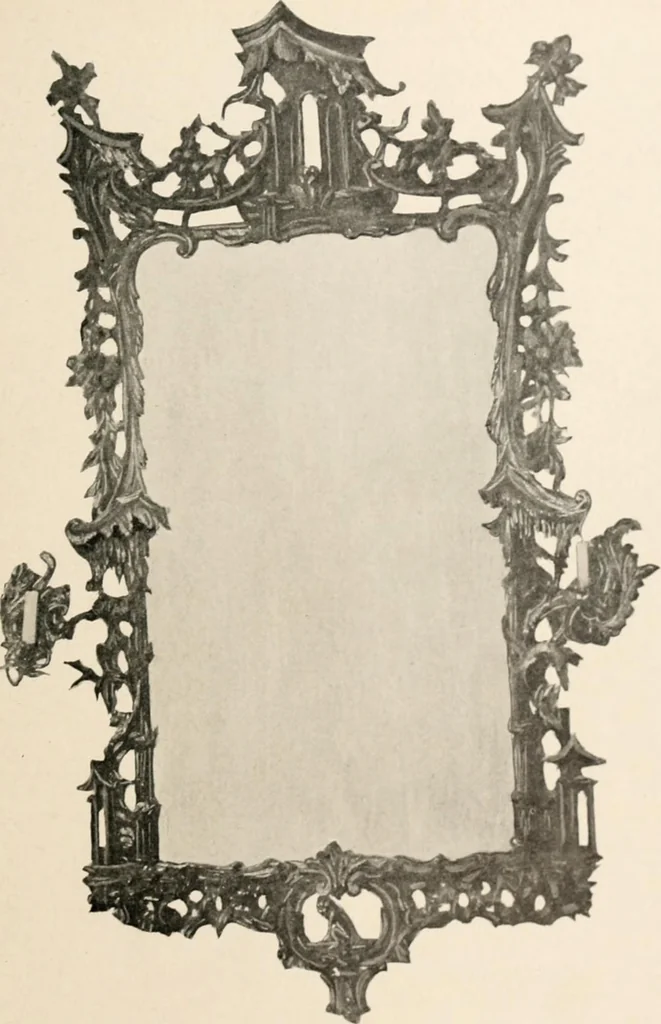 An illustration from Furniture of the olden time, 1902, leaf 367