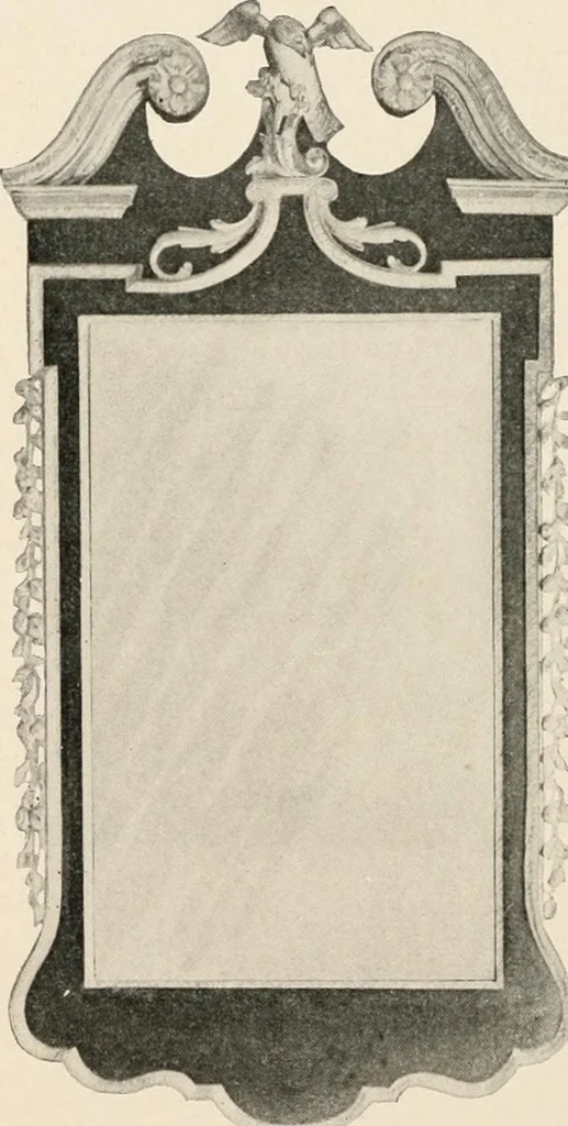 An illustration from Furniture of the olden time, 1902, leaf 374
