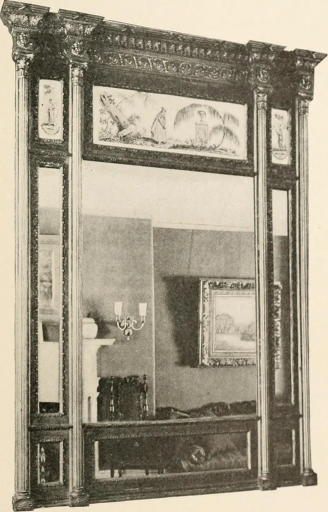 An illustration from Furniture of the olden time, 1902, leaf 381