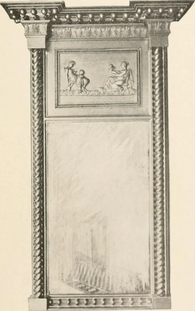 An illustration from Furniture of the olden time, 1902, leaf 387
