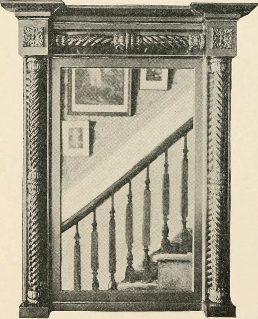 An illustration from Furniture of the olden time, 1902, leaf 388