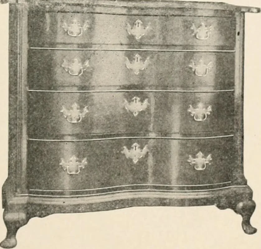 An illustration from Furniture of the olden time, 1902, leaf 71