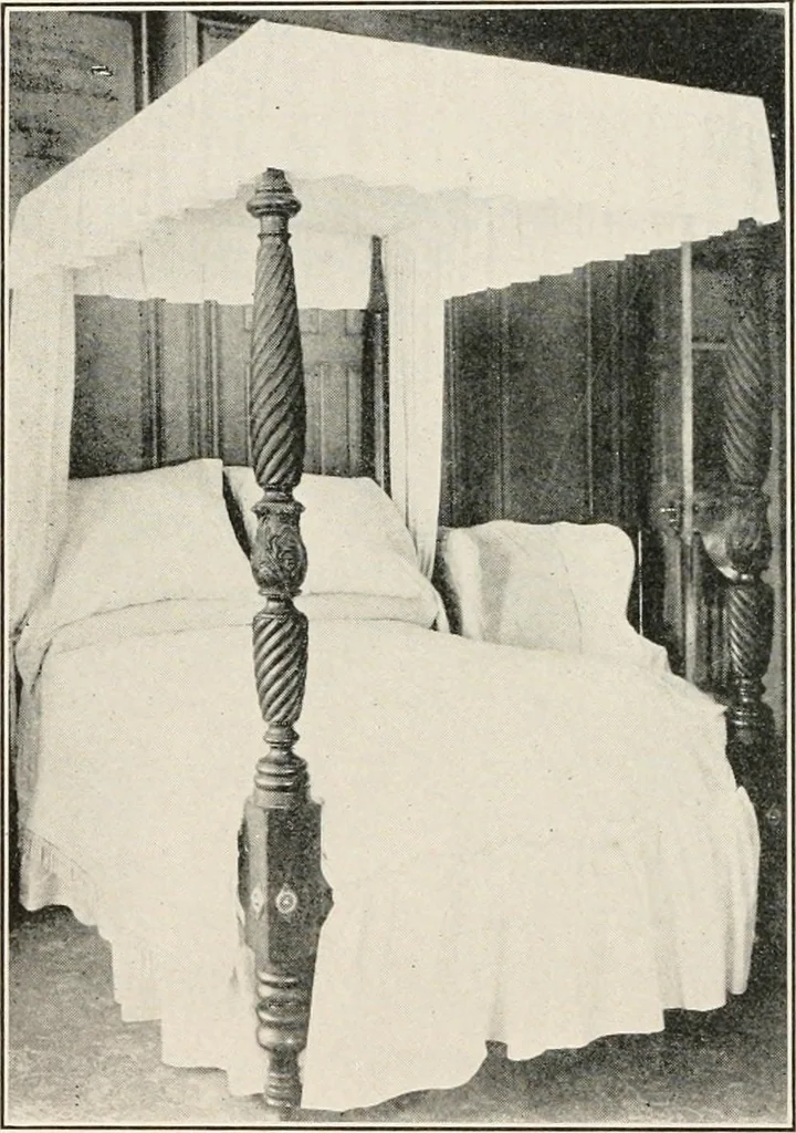 An illustration from Furniture of the olden time, 1902, leaf 98