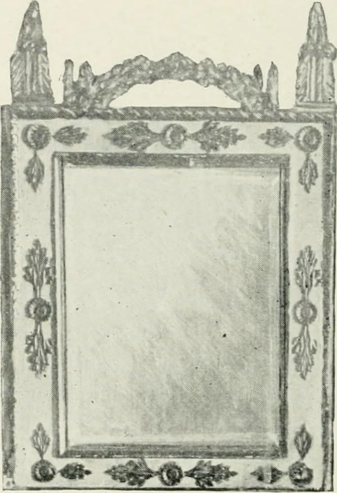 An illustration from Furniture of the olden time, 1902, leaf 130