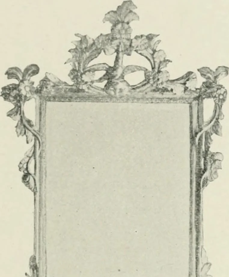 An illustration from Furniture of the olden time, 1902, leaf 163