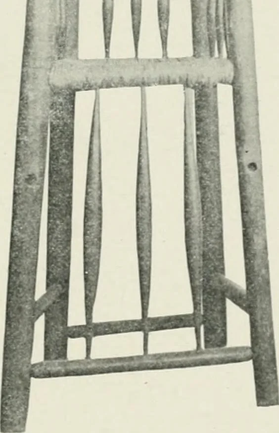 An illustration from Furniture of the olden time, 1902, leaf 165